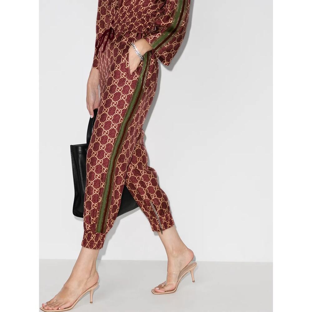 GUCCI Gg Supreme Track Pants - Red - XS - Picture 3 of 10